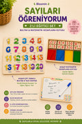 Ahşap Sayıları Öğreniyorum Matematik Seti